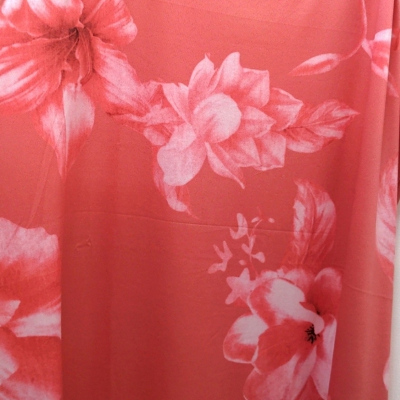 Women's Floral Pink Spaghetti Strap Dress Size XXL/14 - Picture 6 of 12